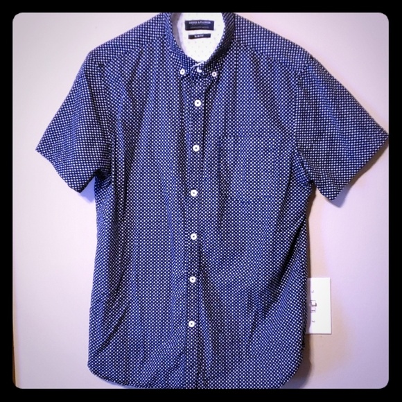 Denim & flowers ricky singh blue white floral top - Picture 1 of 5